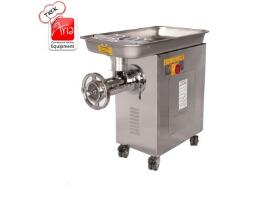 چرخ گوشت صنعتی تمام استیل چگا گیربکسی ایستاده